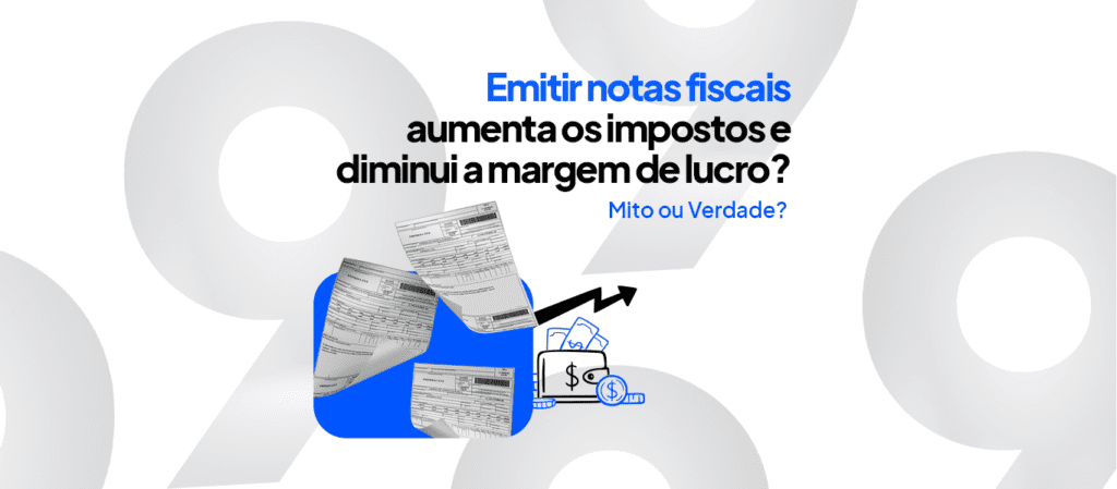notas fiscais voando